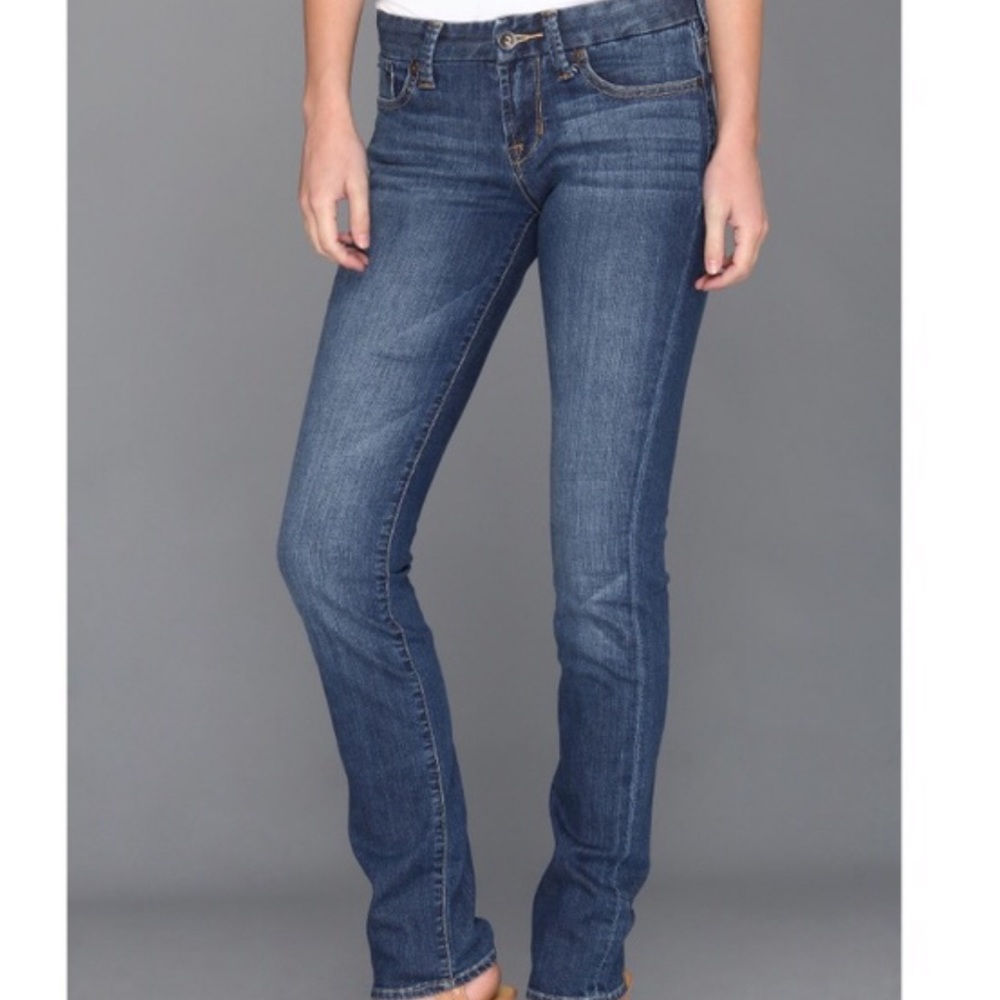 Lucky Brand Lola Straight Leg Denim Size 25R